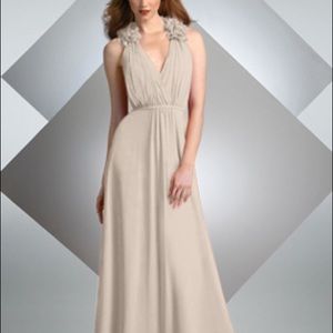 Bari jay Grecian beige dress style 227